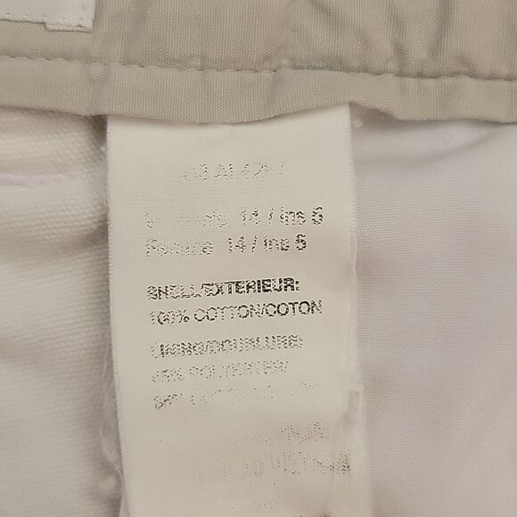 Columbia white cotton canvas shorts Size 14 - Picture 8 of 11